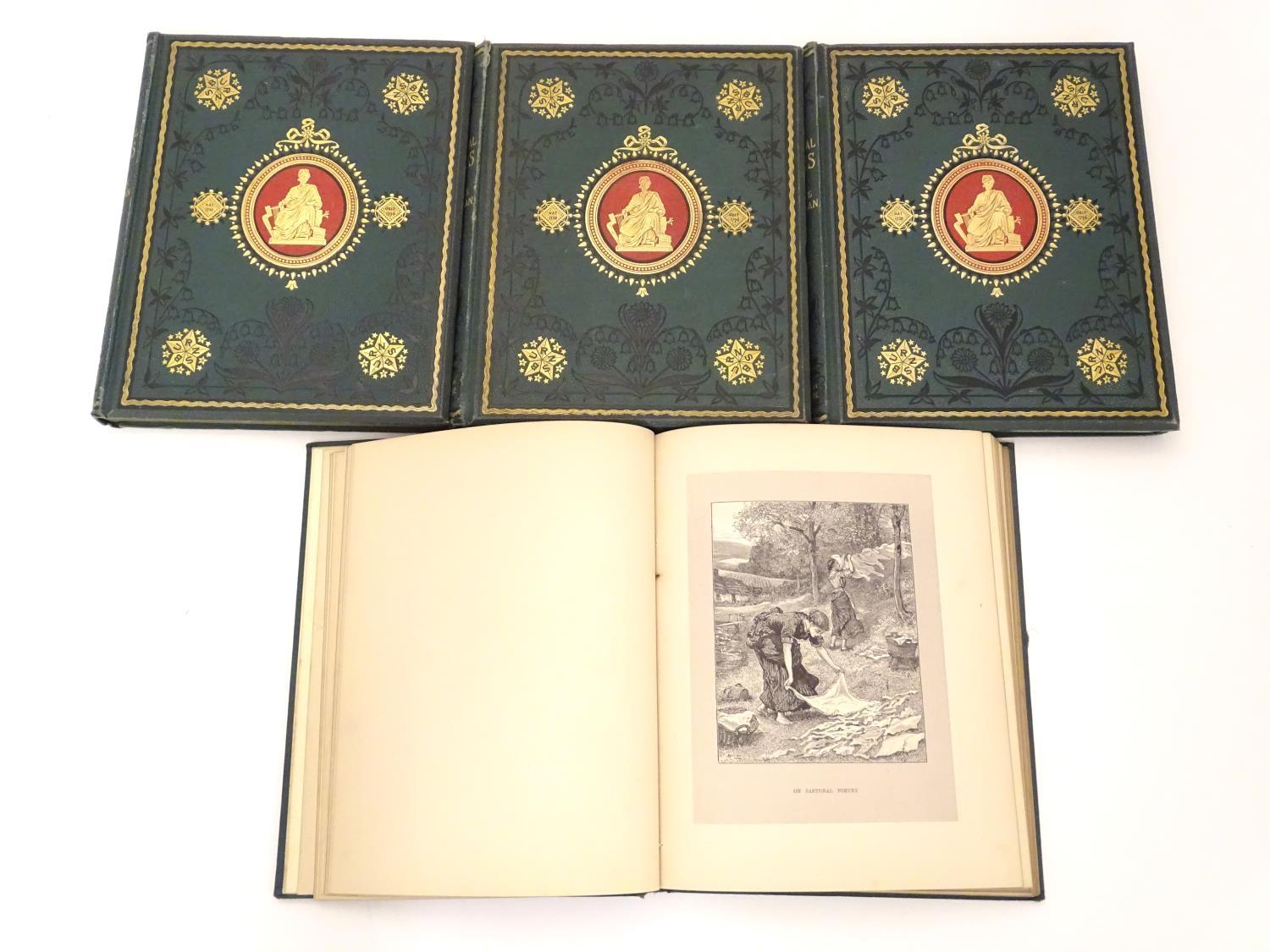 Books: The National Burns (ed. Rev. George Gilfillan, pub. William Mackenzie), four volumes, each - Image 5 of 8