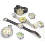An assortment of mid 20thC watches, including novelty examples, Roy Rogers (2), The Lone Ranger,