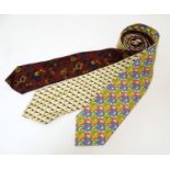 3 Gucci ties, in various colours and designs (3) Please Note - we do not make reference to the