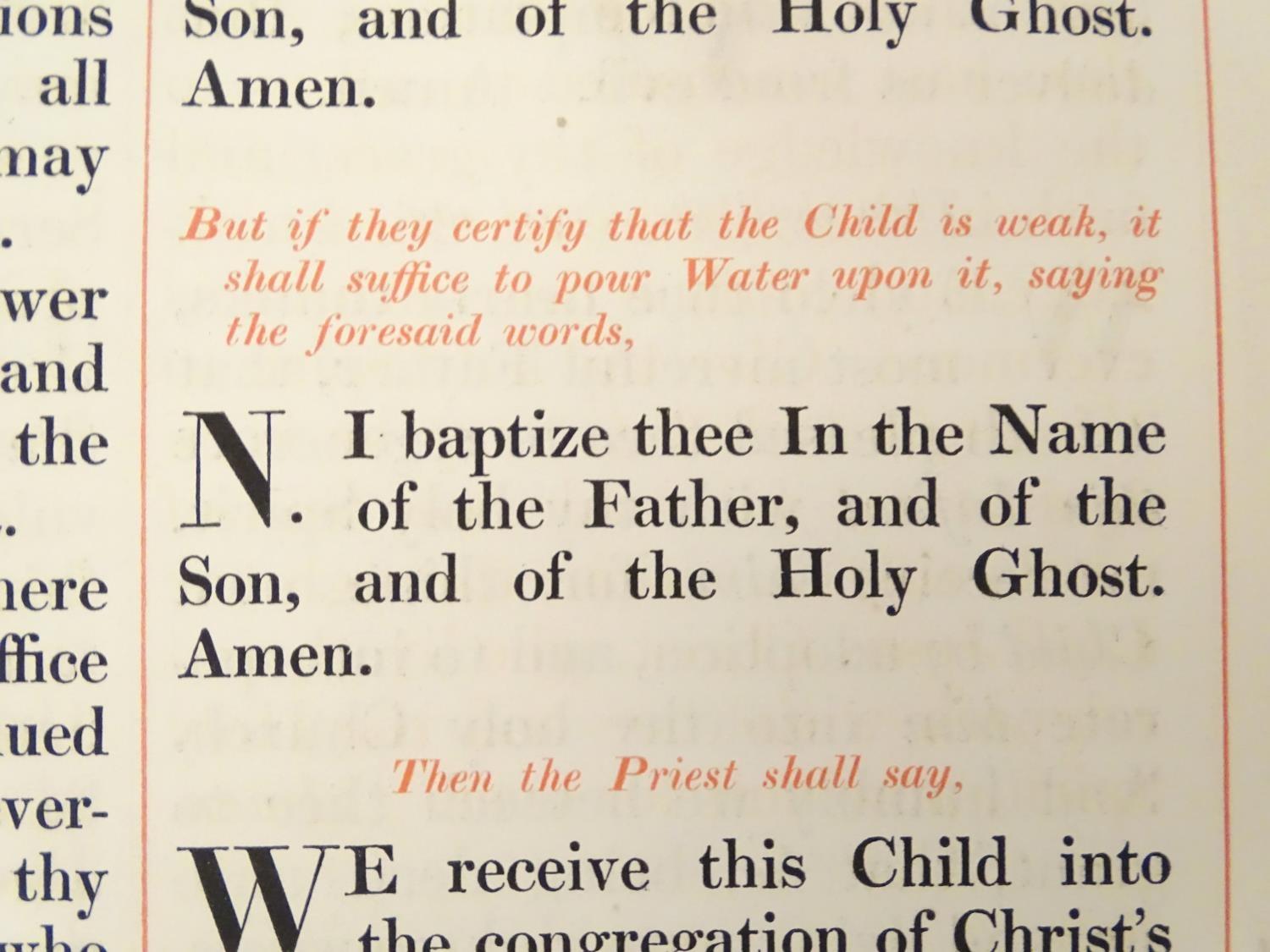 Book: The Book of Common Prayer, United Church of England and Ireland (pub. Pitt Press, Cambridge - Image 7 of 8