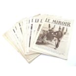 Militaria : WWI / First World War / World War 1 , a collection of 'Le Mirroir', a French