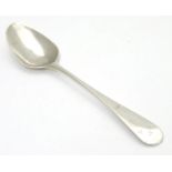 A Geo III silver Old English pattern teaspoon, hallmarked London 1800 maker Peter Anne and William