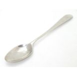 A Geo III Old English teaspoon hallmarked London 1811 maker Peter & William Bateman. 4 3/4" long