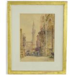 M. Martino, Manner of David Roberts (1796-1864), XIX, Watercolour, A Middle Eastern street scene