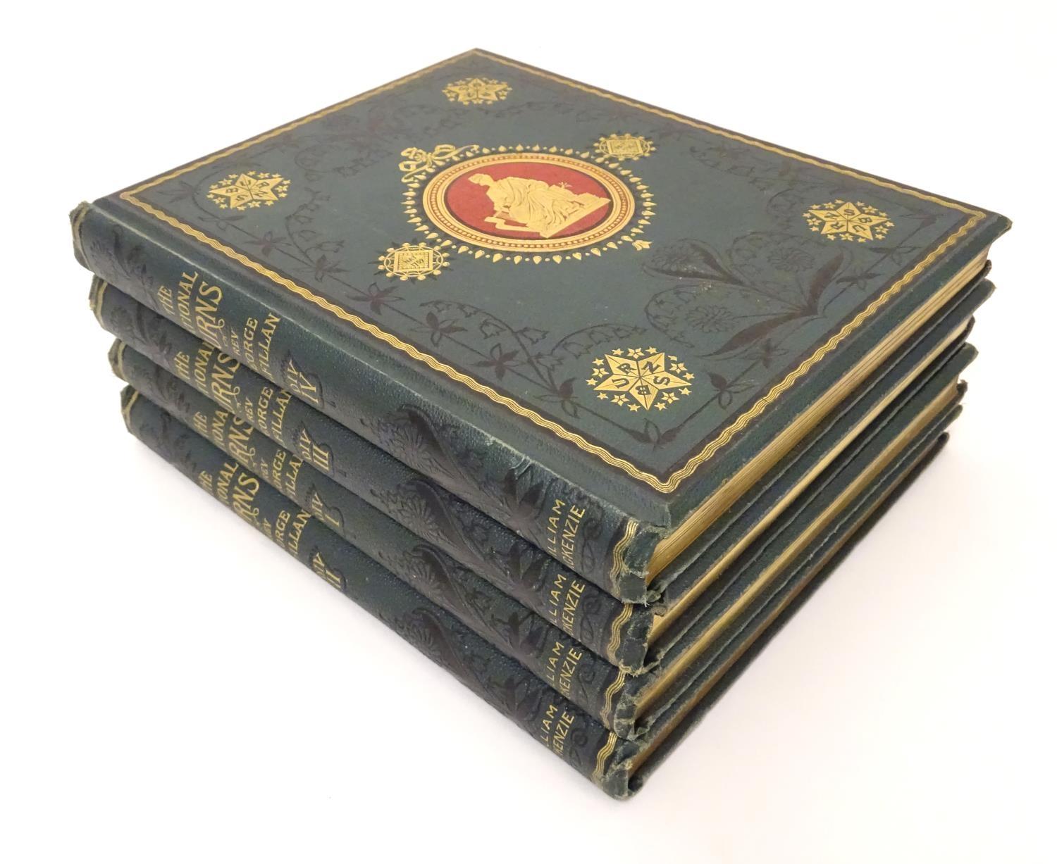 Books: The National Burns (ed. Rev. George Gilfillan, pub. William Mackenzie), four volumes, each