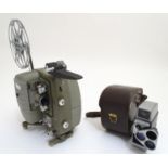 A mid 20thC 'Sekonic 8' reel to reel film projector, approximately 20 1/2" long, 13" tall,