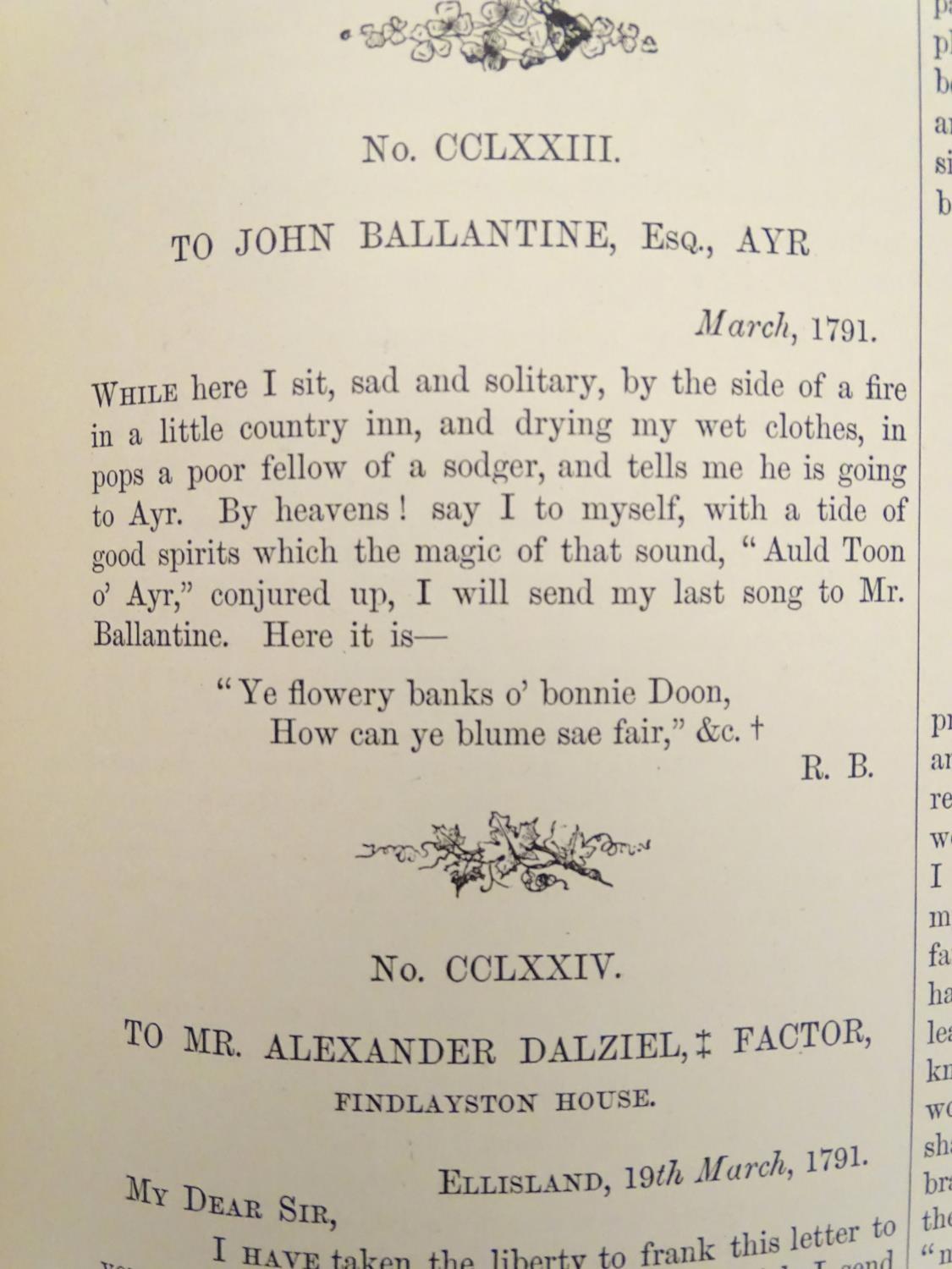 Books: The National Burns (ed. Rev. George Gilfillan, pub. William Mackenzie), four volumes, each - Image 6 of 8