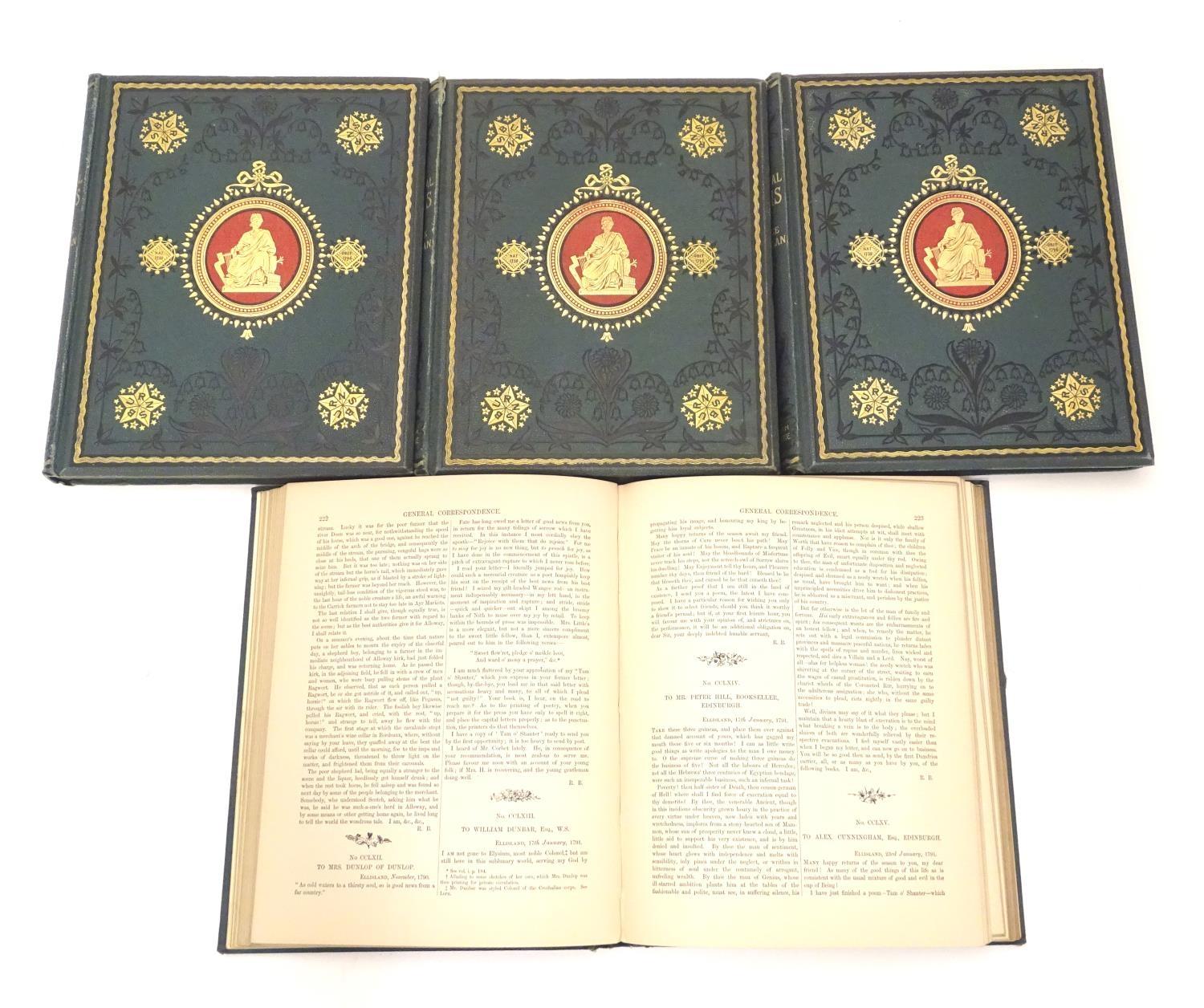 Books: The National Burns (ed. Rev. George Gilfillan, pub. William Mackenzie), four volumes, each - Image 4 of 8