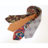 4 Turnbull & Asser, London silk ties, in various designs (4) Please Note - we do not make
