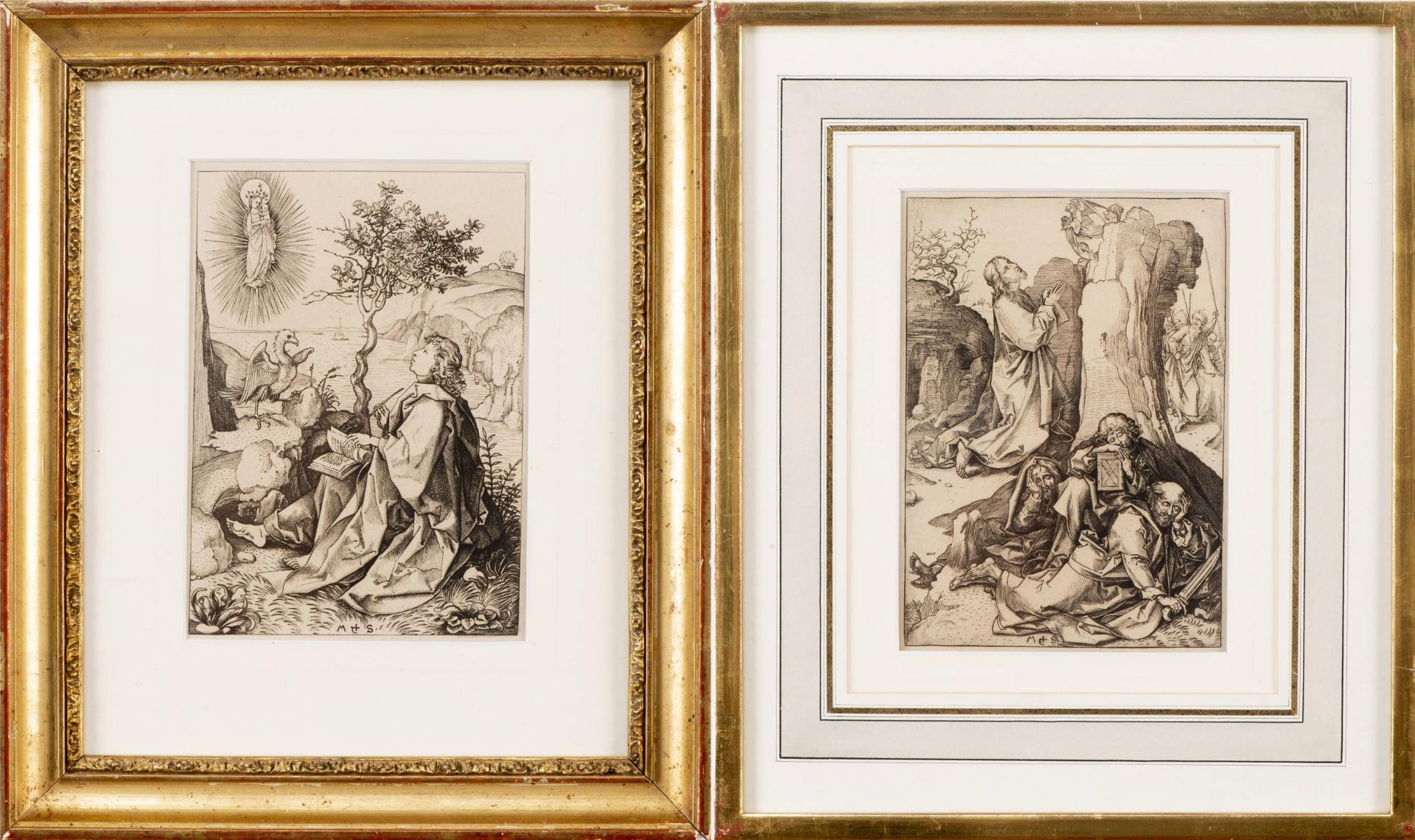 Martin Schongauer (1430/50-1491), "Christ au mont des Oliviers" (tiré de la [...]