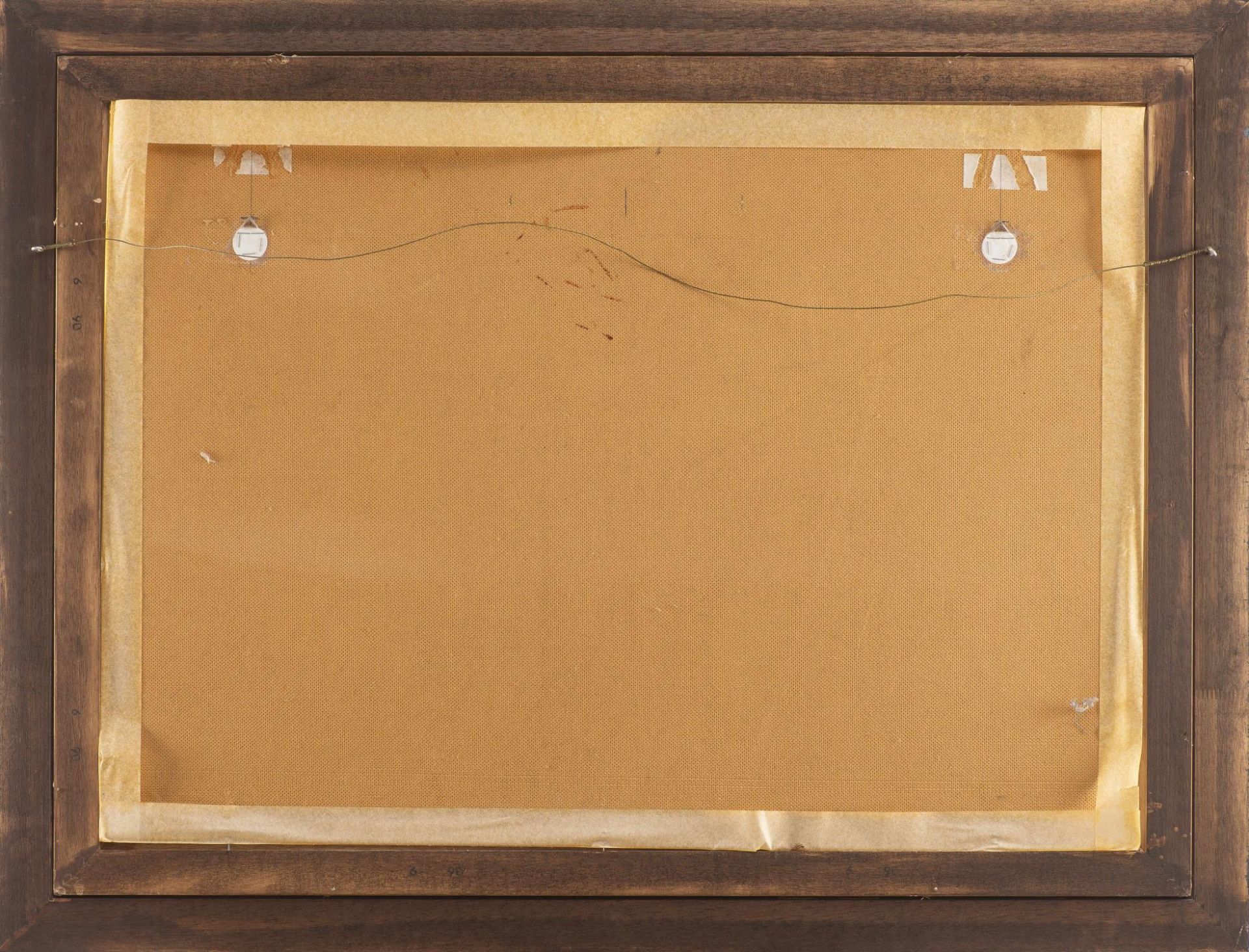 Georges Aubert (1886-1961) "Composition", huile sur isorel, sbd et datée 1960. 65x91 [...] - Bild 4 aus 8