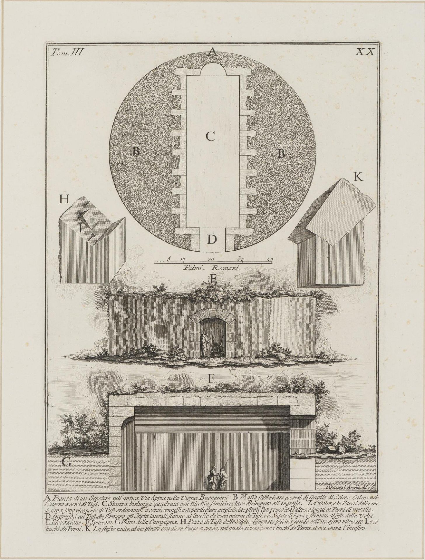 Giovanni-Battista Piranesi (1720-1778), deux eaux-fortes : - les antiquités [...] - Bild 4 aus 6