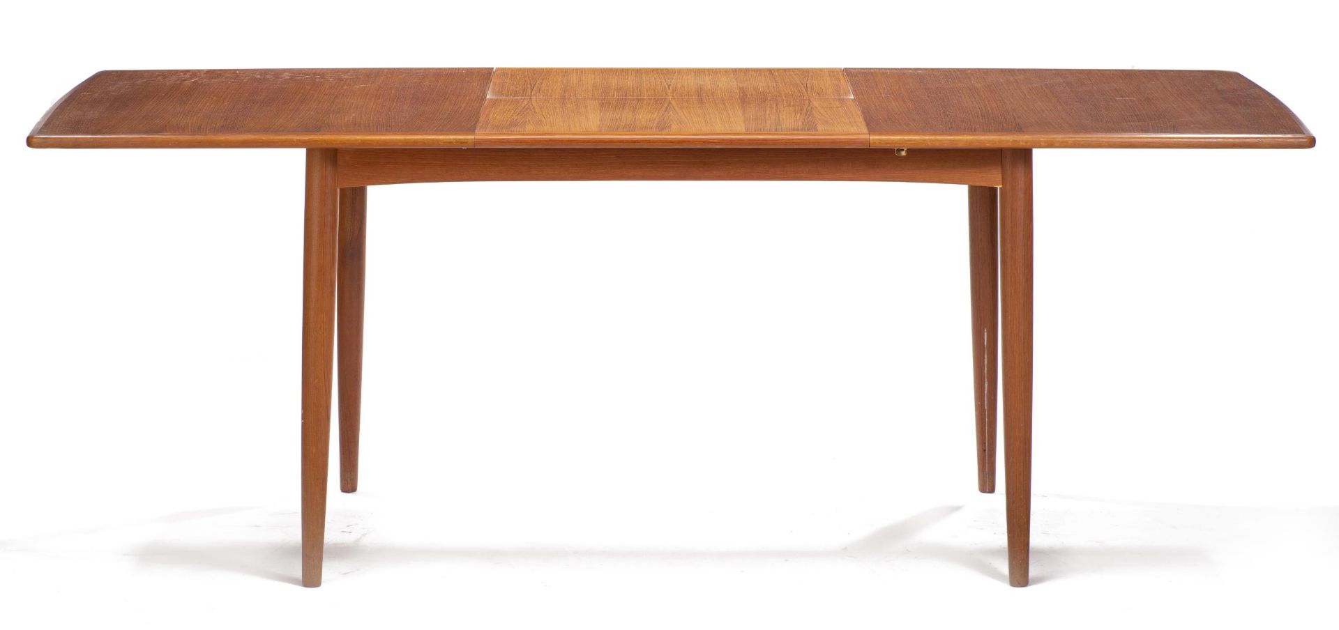 Table rectangulaire extensible en teck de style scandinave, avec rallonge dépliante [...] - Bild 3 aus 6