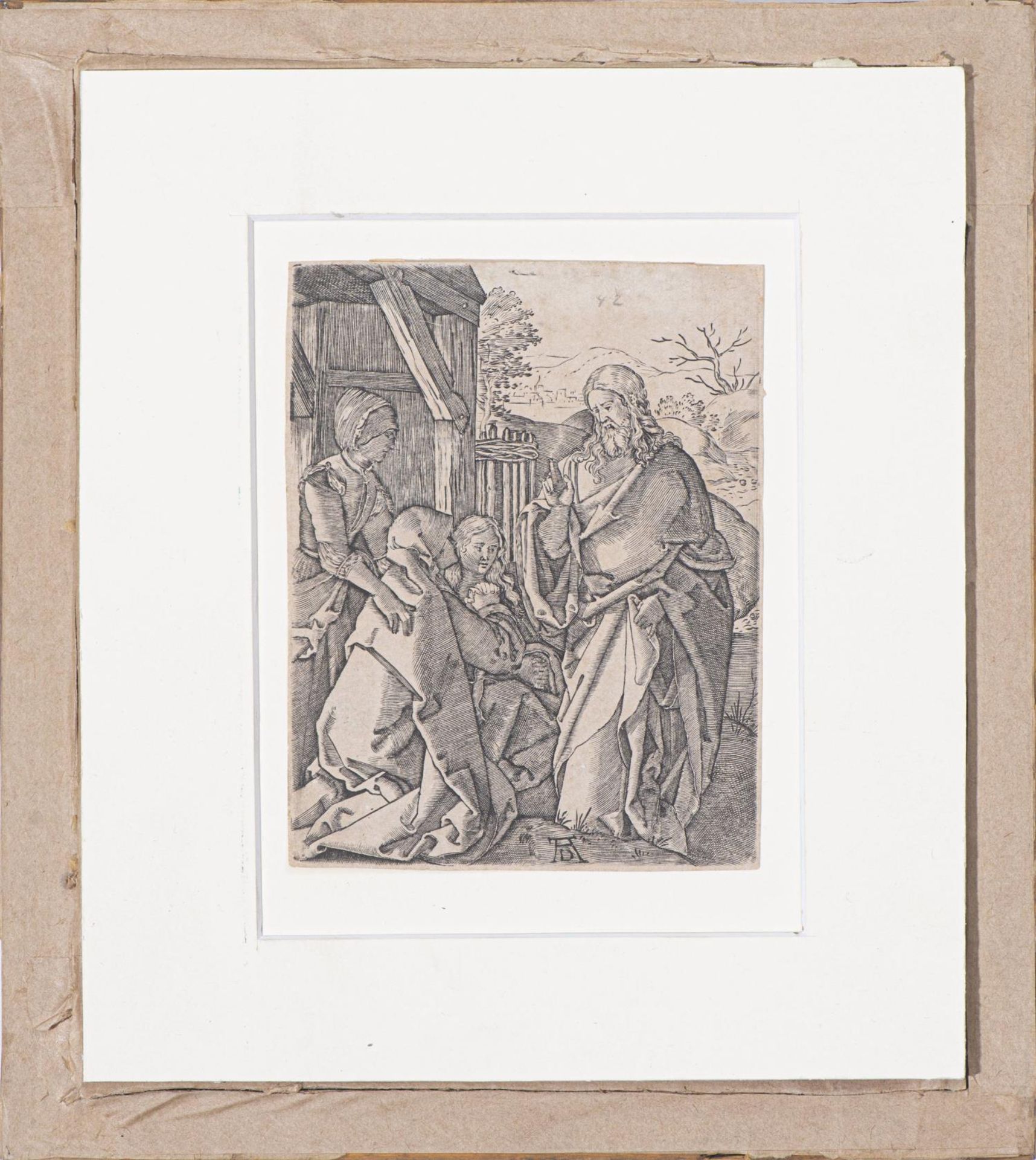 Albrecht Dürer (1471 - 1528) , "Christ prenant le congé de sa mère" vers 1509, [...] - Bild 2 aus 4