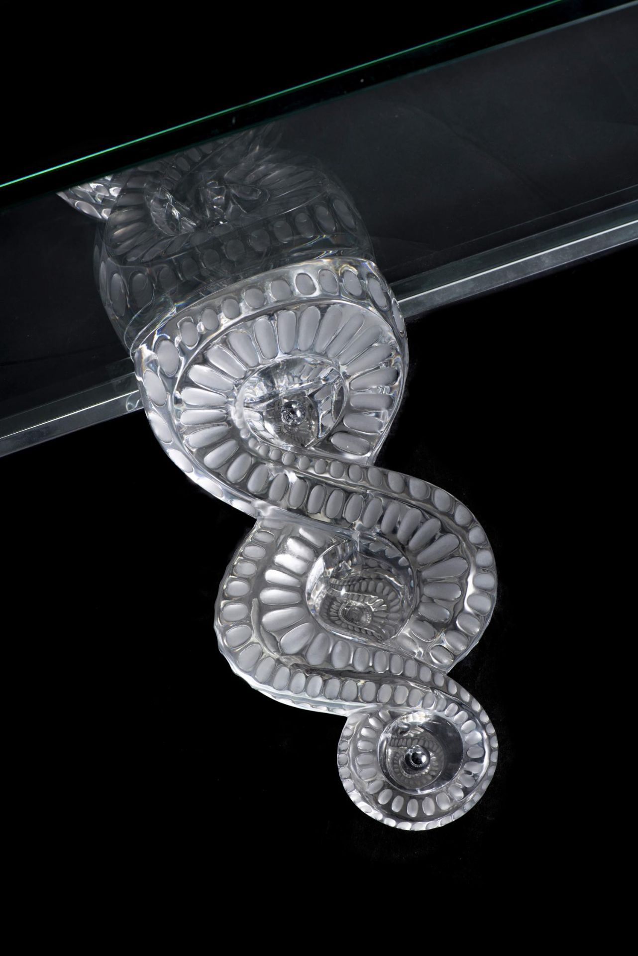 Marc Lalique (1900-1977), console d'applique, support formé de deux éléments [...] - Bild 2 aus 5