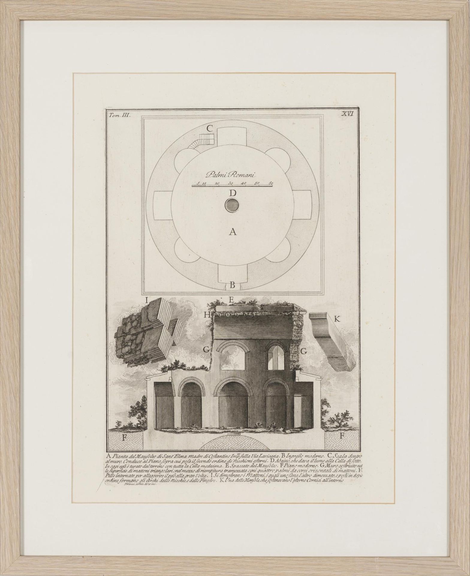 Giovanni-Battista Piranesi (1720-1778), deux eaux-fortes : - les antiquités [...] - Bild 3 aus 6