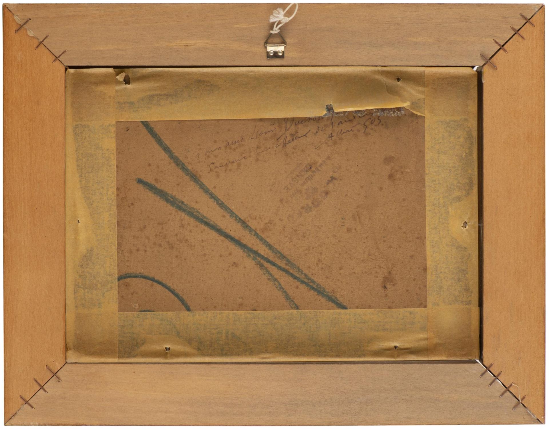 Albert Gos (1852-1942) "Barques sur le Léman". Huile sur carton sbg. 17x24 cm - - [...] - Bild 3 aus 3