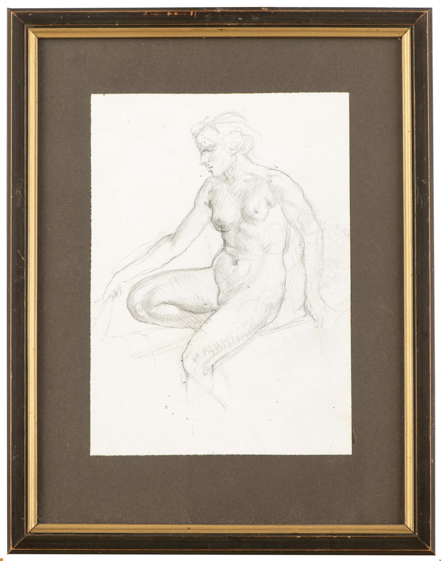 François Joseph VERNAY (1864-1950) "Etudes de Nu", 4 dessins à la mine de plomb. Un [...] - Bild 8 aus 9