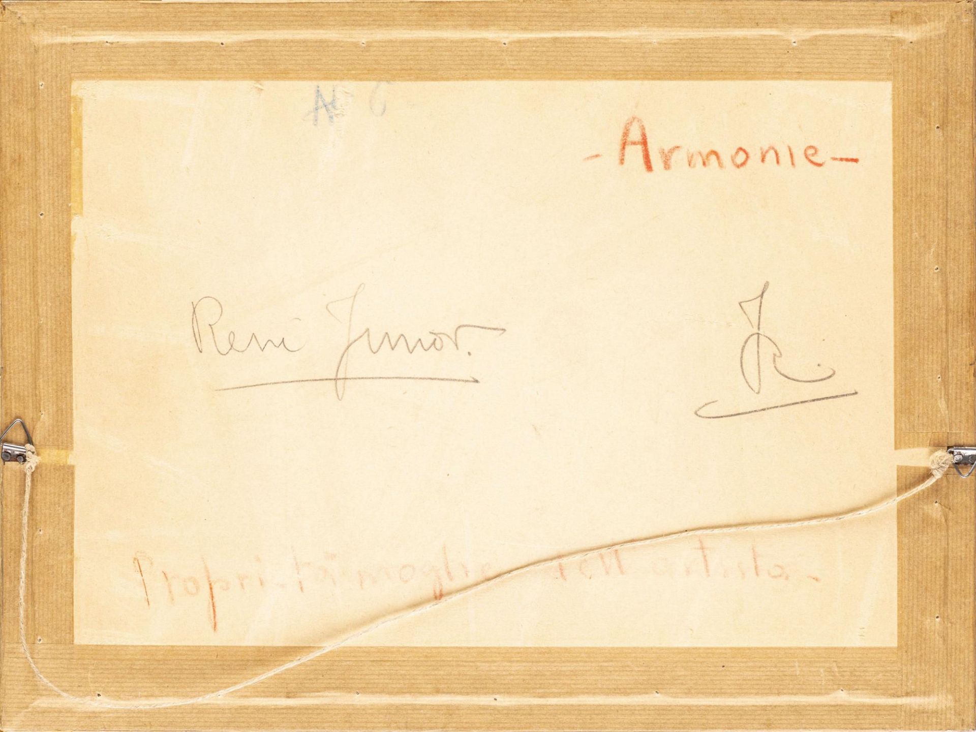 Guido GONZATO (1896-1955) "Il Monticino" & "Armonie". Huile sur carton, sbd. 11x19.5 [...] - Bild 4 aus 7