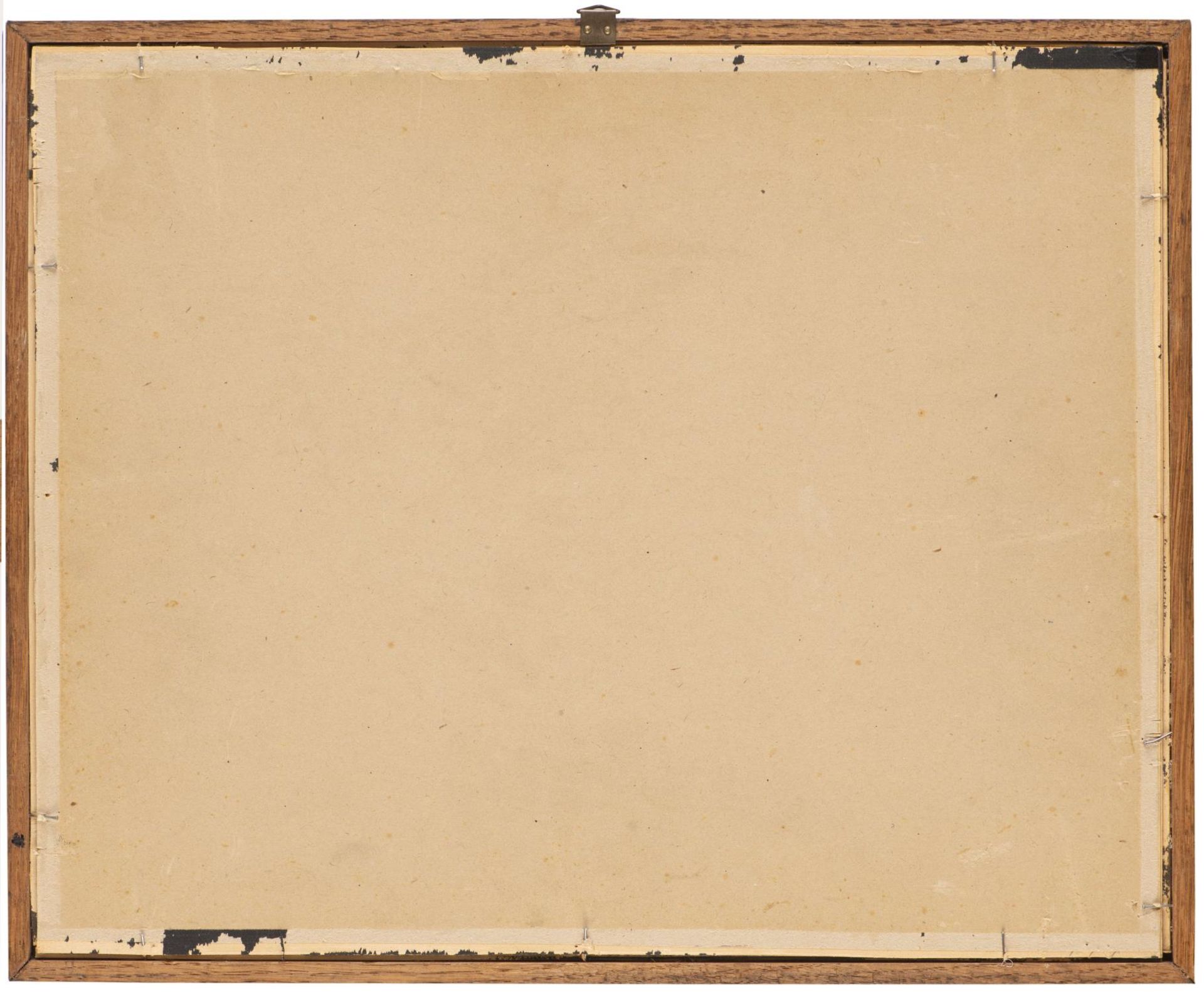 François Birbaum (1872-1947) "Bord du Rhône". Pastel sur papier sbd. 34x42 cm - - [...] - Bild 3 aus 4