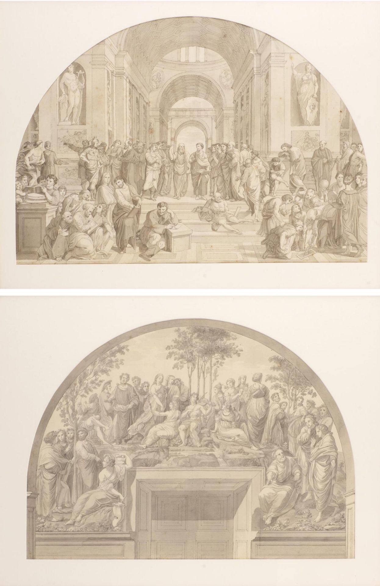 Francesco Faraone Aquila (1676-1740) attribué à, d'après Raphaël "L'École [...]