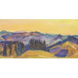 Henri Schmid (1924-2009) "Paysage de montagne" (Föhnfenster -Blick vom Zürcher [...]