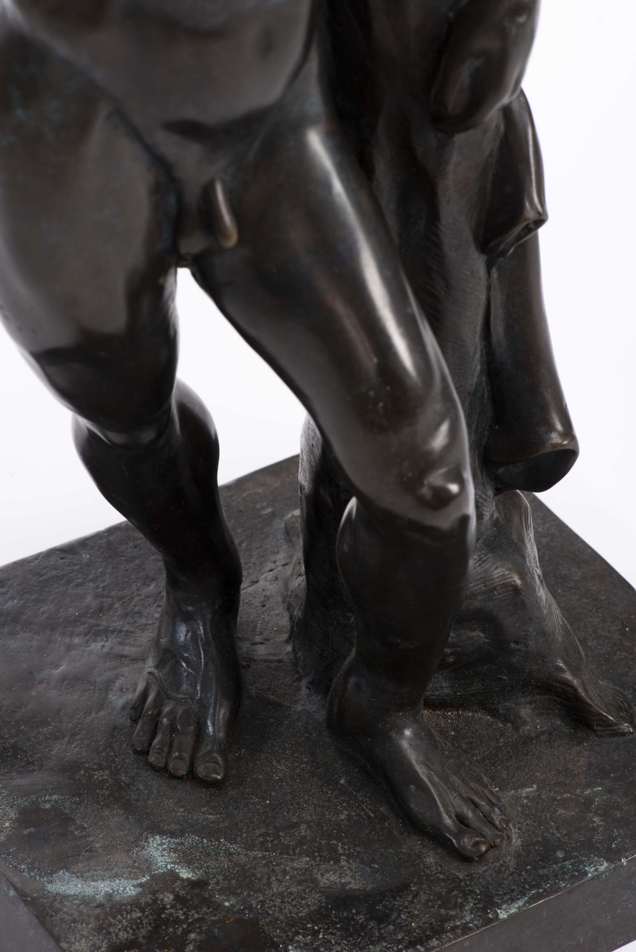 "Hercule", bronze à patine noire inscrit sur la tranche de la base FRANZONI 1960. H. [...] - Bild 10 aus 11