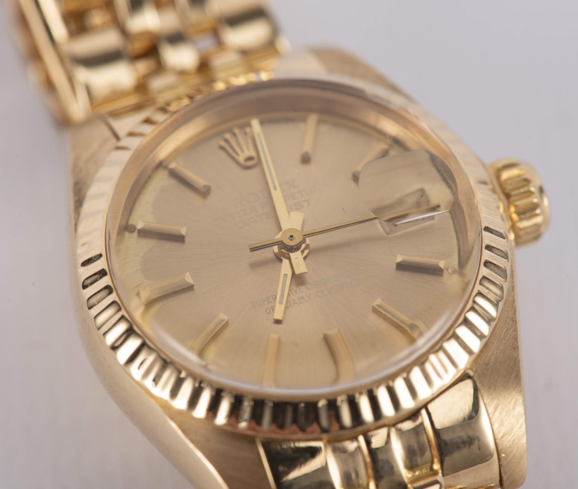 Rolex Oyster Perpetual Lady Datejust automatic, montre-bracelet de dame avec bracelet [...] - Image 2 of 4