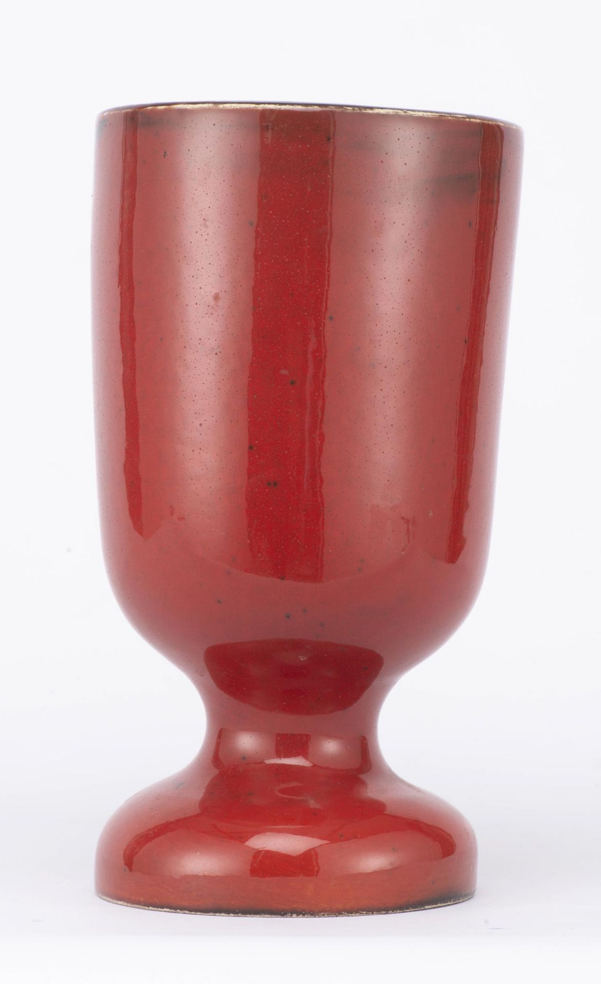 Georges JOUVE (1910-1964) "Vase en forme de grande coupe" à piédouche à couverte [...] - Image 2 of 7