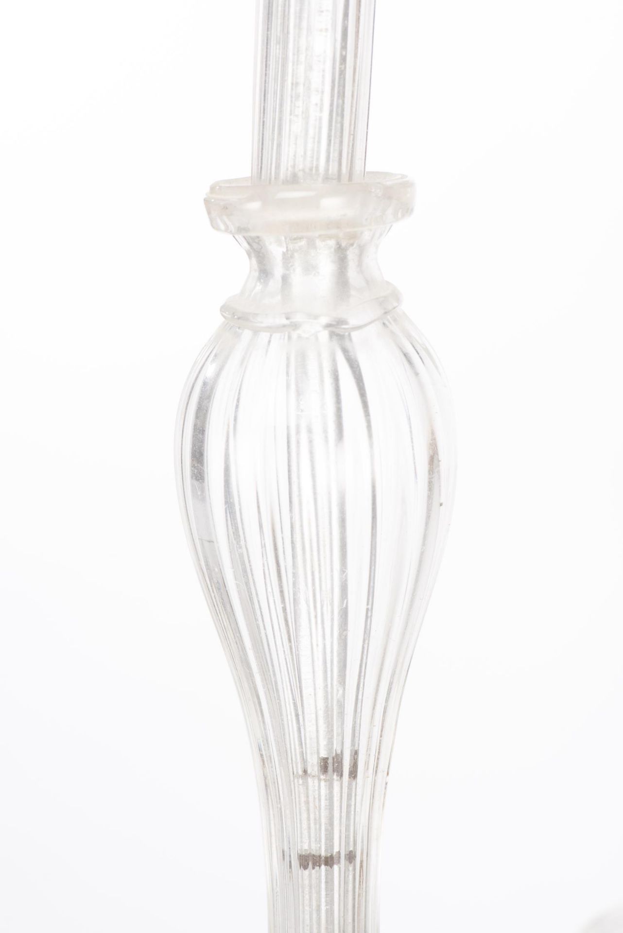 Lustre en verre de Murano translucide à 5 branches, vers 1960. D. 68 H. 62 à 87 [...] - Image 2 of 12