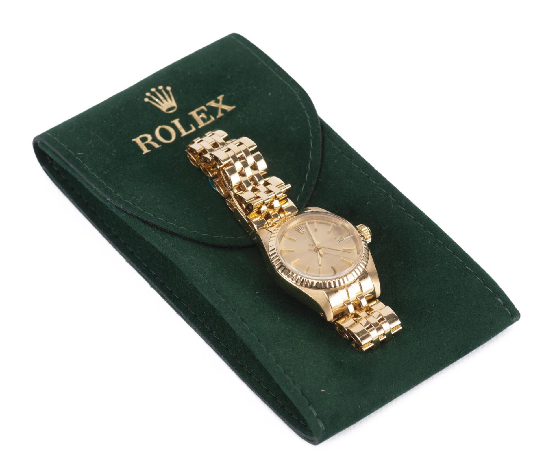 Rolex Oyster Perpetual Lady Datejust automatic, montre-bracelet de dame avec bracelet [...] - Image 4 of 4