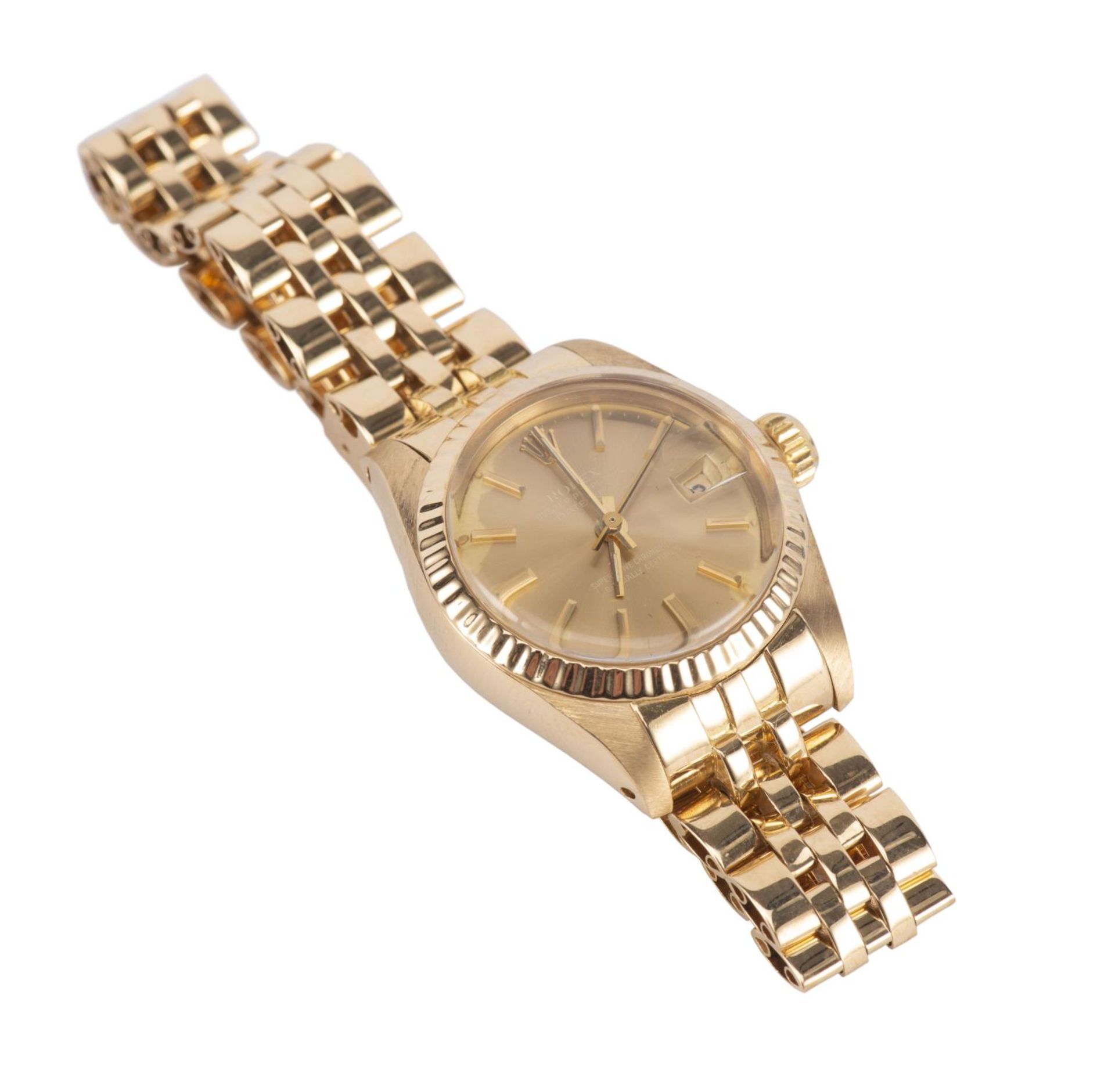 Rolex Oyster Perpetual Lady Datejust automatic, montre-bracelet de dame avec bracelet [...]