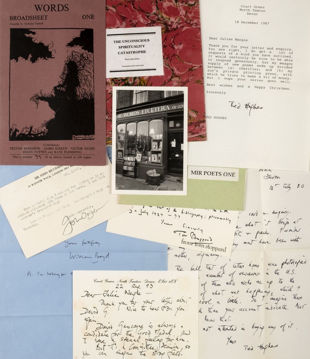 * Poetry Publishers' correspondence and archive, circa 1970-2018