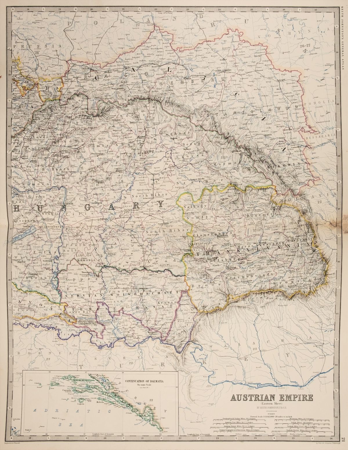 Atlases. Johnston (W. & A. K. Ltd. publishers), Johnston's Royal Atlas, 1910