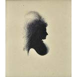* Miers (John, 1756-1821). Silhouette portrait of a lady