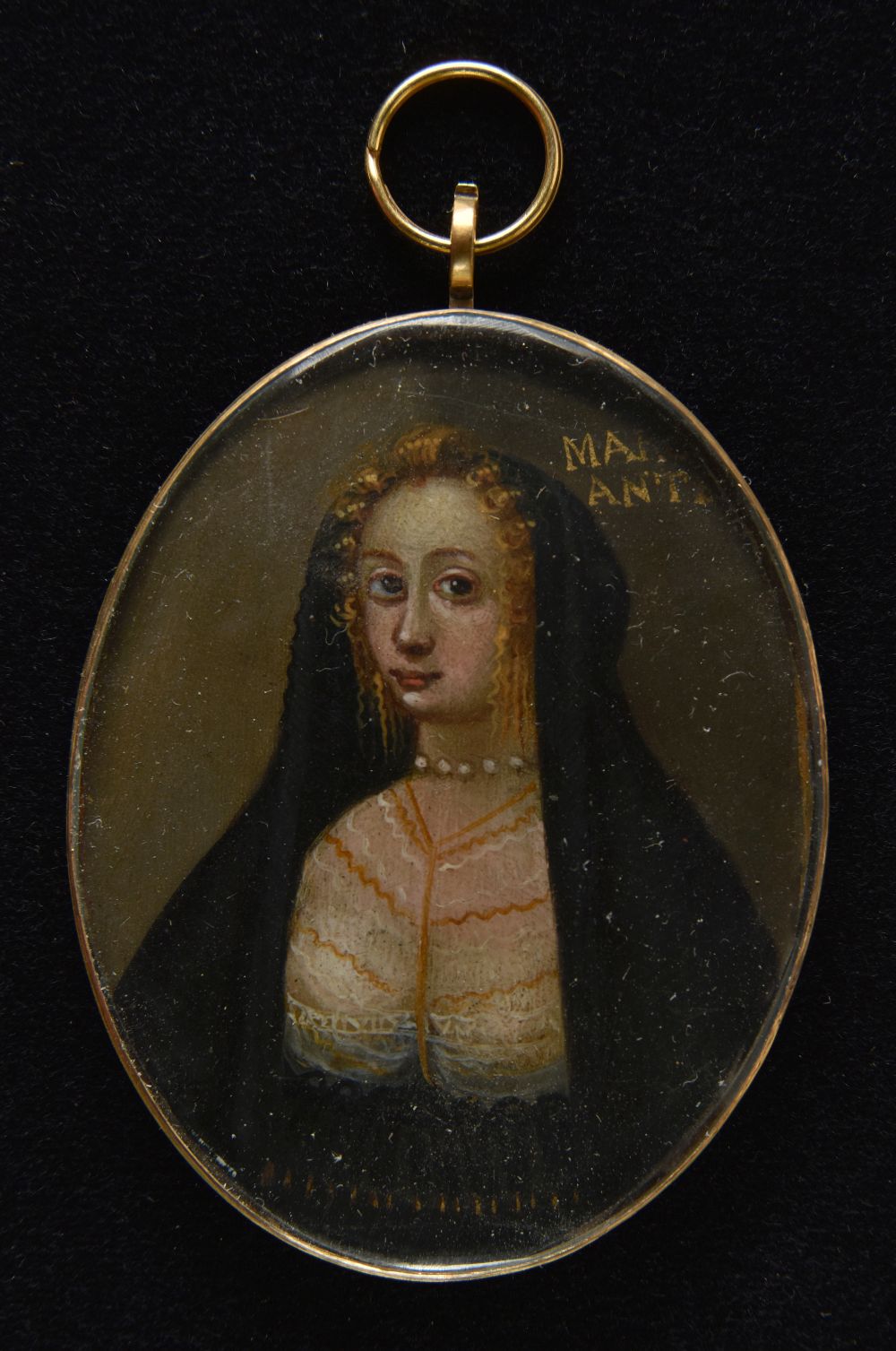 * Miniature. Portrait of a lady, Continental, early 17th century