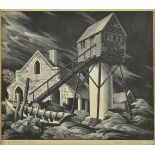 * Mackley (George, 1900-1983). The Watchtower woodcut