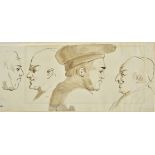 * Gandolfi (Mauro, 1764-1834). Studies of Male Heads