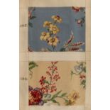 * Textile Samples. A large ledge of textiles samples, French, early 20th century