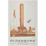 * Oldenburg (Claes, 1929 -) Inverted Fireplug as Skyscraper, lithographic poster