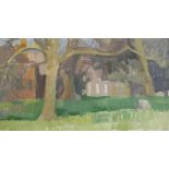 ARR * De Grey (Roger, 1918-1995). Orchard, oil on canvas