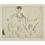 * Copley (John, 1875-1950). Study of a boy, etching