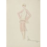 * Guida (John, 1897-1965). Fashion illustration, 1928
