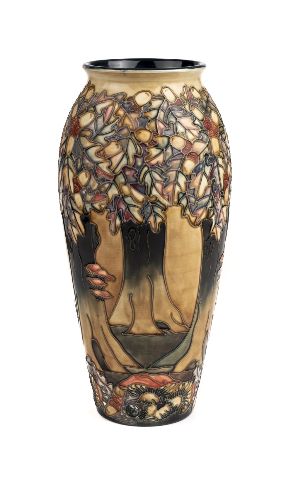 * Moorcroft. A Moorcroft pottery 'Knightwood' pattern vase