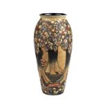 * Moorcroft. A Moorcroft pottery 'Knightwood' pattern vase