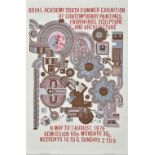 * Paolozzi (Eduardo, 1924-2005). Poster for the Royal Academy Exhibition 1976