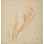 * Laeck (Reynier van der, 1615/1620-1647/1648). Female nude seen from behind, red chalk