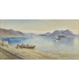 * Goodwin (Harry, 1842-1925). Baveno, 1887, watercolour