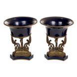 * Urns. A pair of 18th century style urns