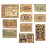 * Banknotes. American $65 banknote, 14th January 1779 and others